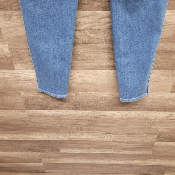 Madewell 10" Size 30 TALL High-Rise Skinny Crop Jeans Womens Blue Sheffield Wash - Picture 12 of 16